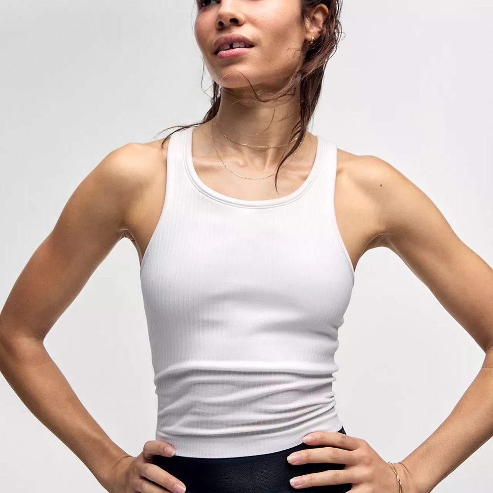 Lululemon Ebb to Street Cropped Racerback Tank Top